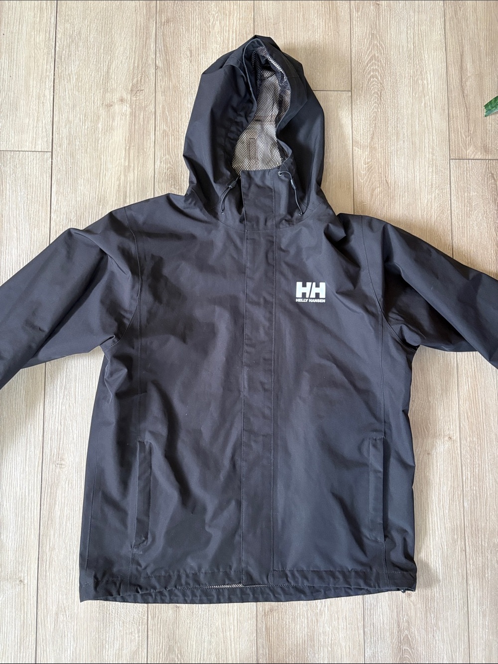 Helly Hansen Black Hooded Shell Jacket